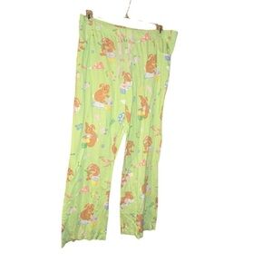 Nick & Nora easter bunny rabbit cupcake pajama pants size XL Extra Large